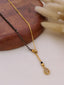 Aarika Teardrop Black Bead Mangalsutra