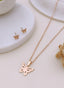 Mariposa Rose Gold Butterfly Necklace Set
