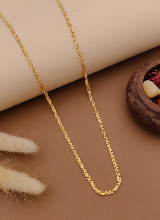 Woven Double Link Chain Hover Image