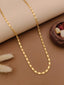 Textured Oval Plate Link Chain