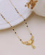 Hridaya Crystal Heart Black Bead Mangalsutra