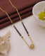 Avira Crystal Sphere Black Bead Mangalsutra