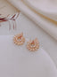 Mayura Crystal Peacock Stud Earrings