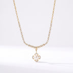 Aurelia Pearl & Crystal Drop Necklace