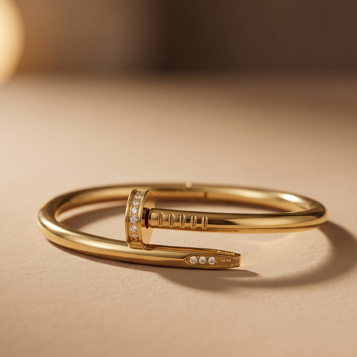 Luxe Nail Crystal Cuff Bracelet