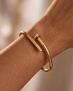 Luxe Nail Crystal Cuff Bracelet