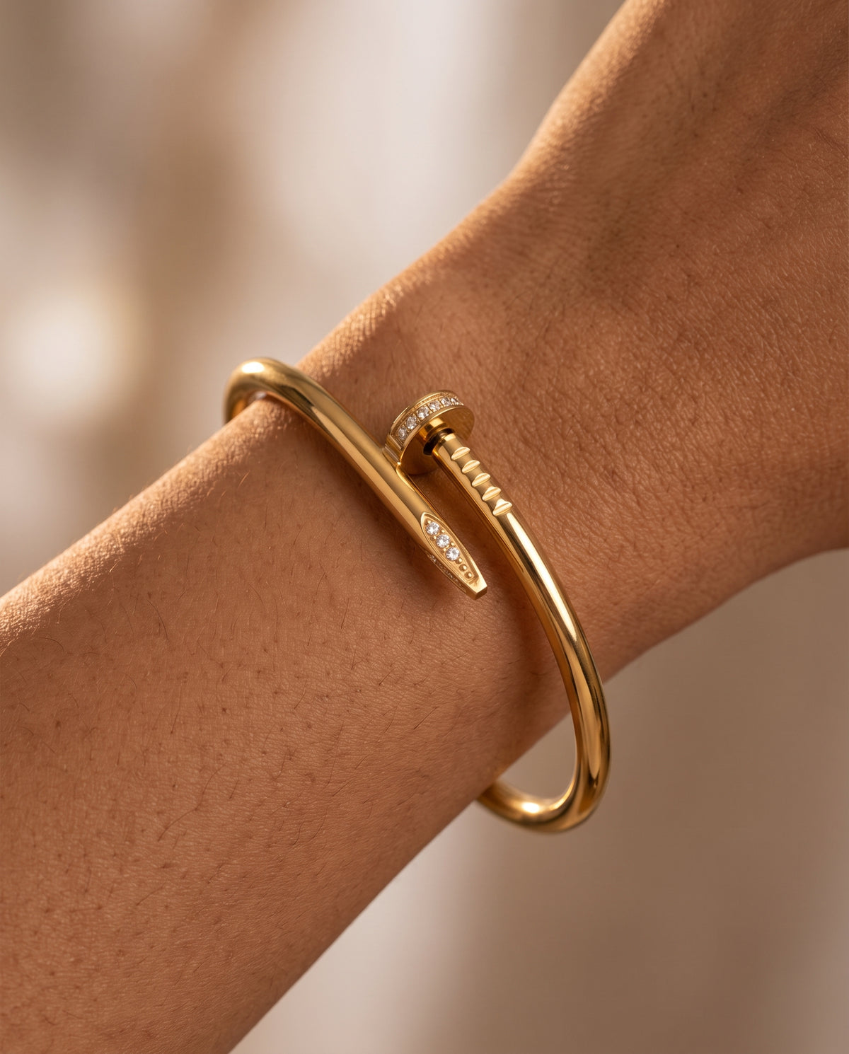 Luxe Nail Crystal Cuff Bracelet