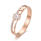 Floral Butterfly CZ Bracelet