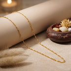 Delicate Twisted Rope Chain