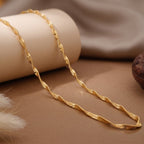 Twisted Wave Link Chain