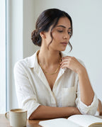 Sleek Gold-Tone Herringbone Chain