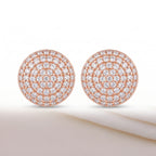 Serena Pavé Crystal Round Stud Earrings