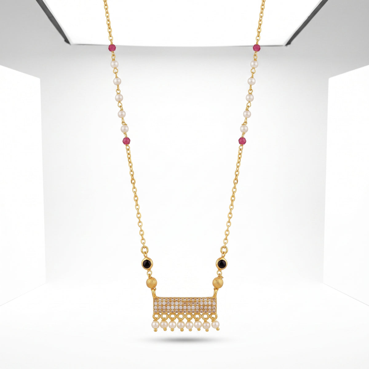 Aarini Pearl Tassel Mangalsutra
