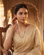 Tavisha Two-Tone Layered Black Bead Mangalsutra