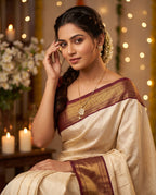 Saanvi Square Charm Gold-Tone Necklace & Earrings Set
