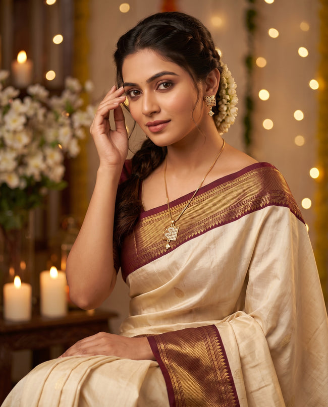 Saanvi Square Charm Gold-Tone Necklace & Earrings Set Main Image