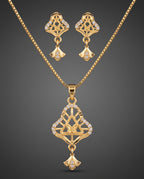 Aarika Heritage Gold-Tone Necklace & Earrings Set