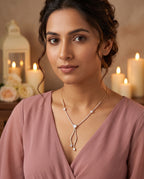 Elara Crystal Cascade Necklace