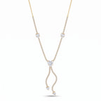 Elara Crystal Cascade Necklace