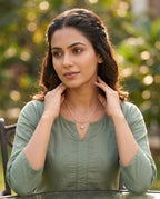 Aurelia Pearl & Crystal Drop Necklace